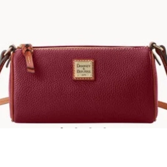 🆕 Dooney & Bourke Red Buffy Crossbody Bag - Picture 9 of 14